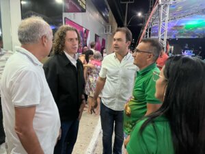 Veneziano é recebido por lideranças e participa da Festa do Padroeiro São José, em São José do Sabugi