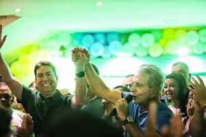 Nabor marca presença em evento de filiação de Felipe Leitão ao Republicanos