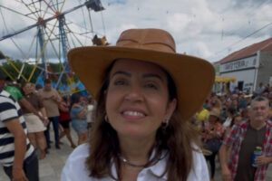 Pollyana reafirma pré-candidatura à Câmara Federal durante visita ao Cariri