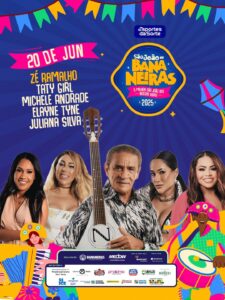 Zé Ramalho e grandes nomes do forró comandam o São João de Bananeiras no dia 20 de junho