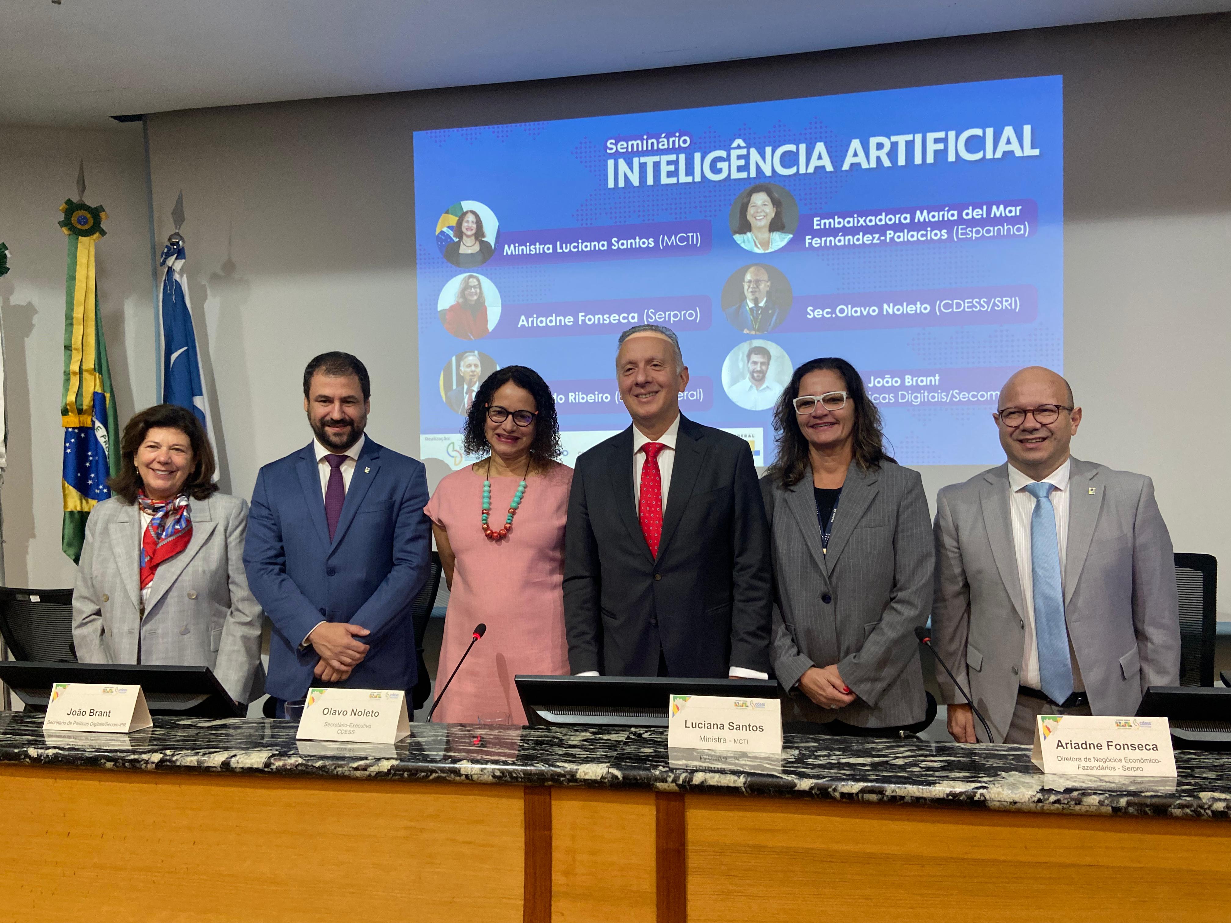 Ministra diz que relatoria de Aguinaldo Ribeiro na regulamentação da IA garante “racionalidade e soberania”