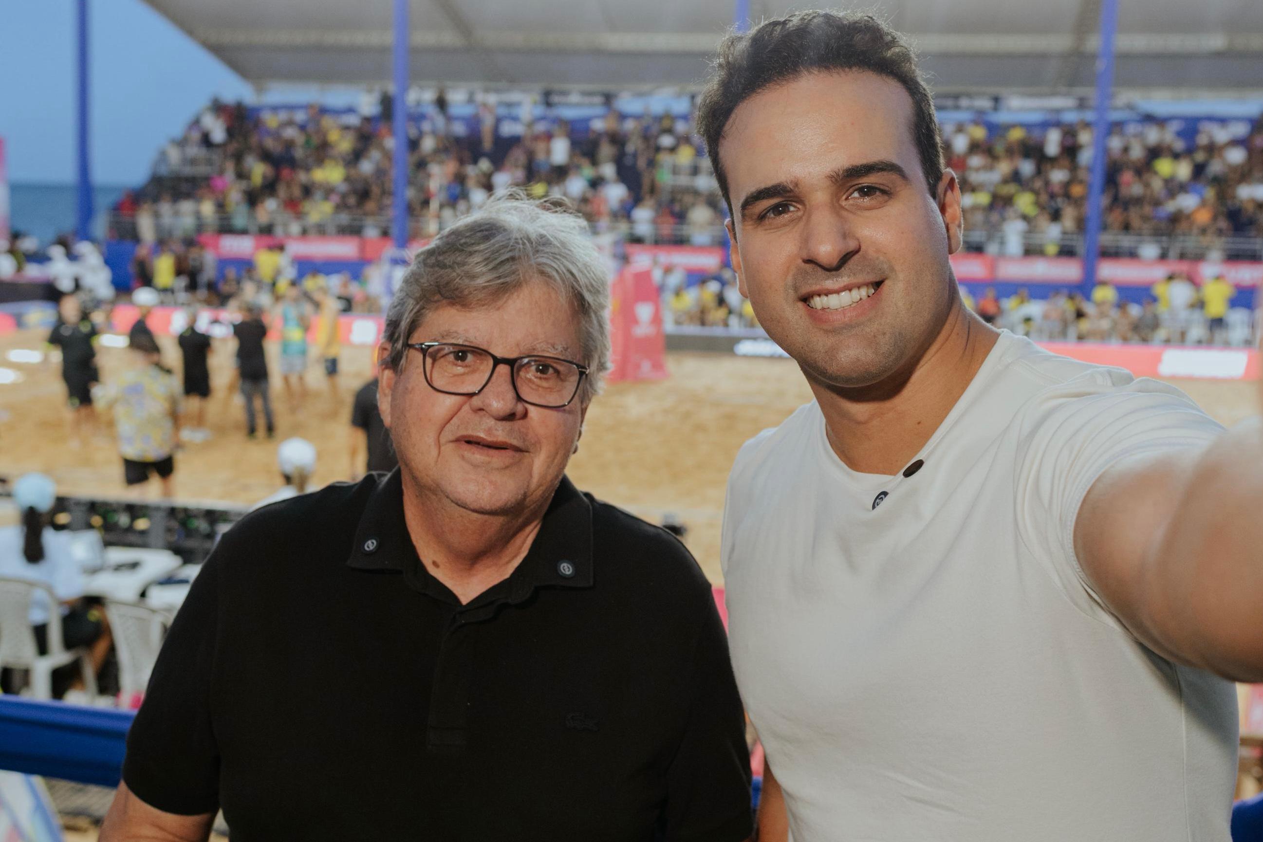 Paraíba World Beach Games: João Azevêdo e Lucas Ribeiro prestigiam final do Circuito Mundial de Vôlei de Praia