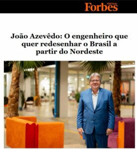 Forbes Portugal destaca João Azevêdo como gestor que projetou a Paraíba para o debate nacional