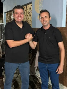 Diego Tavares amplia base política no Sertão e recebe apoio do presidente da Câmara de São Domingos de Pombal