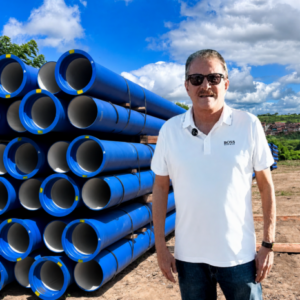 Deputado Tião Gomes acompanha avanço de obra que vai ampliar abastecimento de água em três cidades do Brejo paraibano