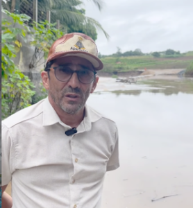 PM de Araçagi interdita “ponte” e evita danos à população; veja vídeo