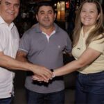Larucia Sá prestigia o Santana Junina ao lado do deputado Wilson Santiago e do vereador João de Cazuza em Santana de Mangueira
