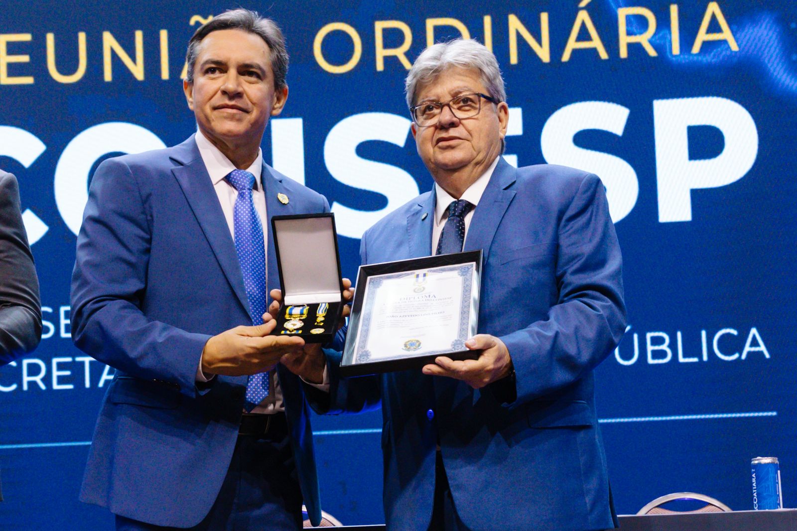 João Azevêdo recebe homenagem por investimentos na Segurança Pública da Paraíba durante evento nacional realizado no Polo Turístico Cabo Branco