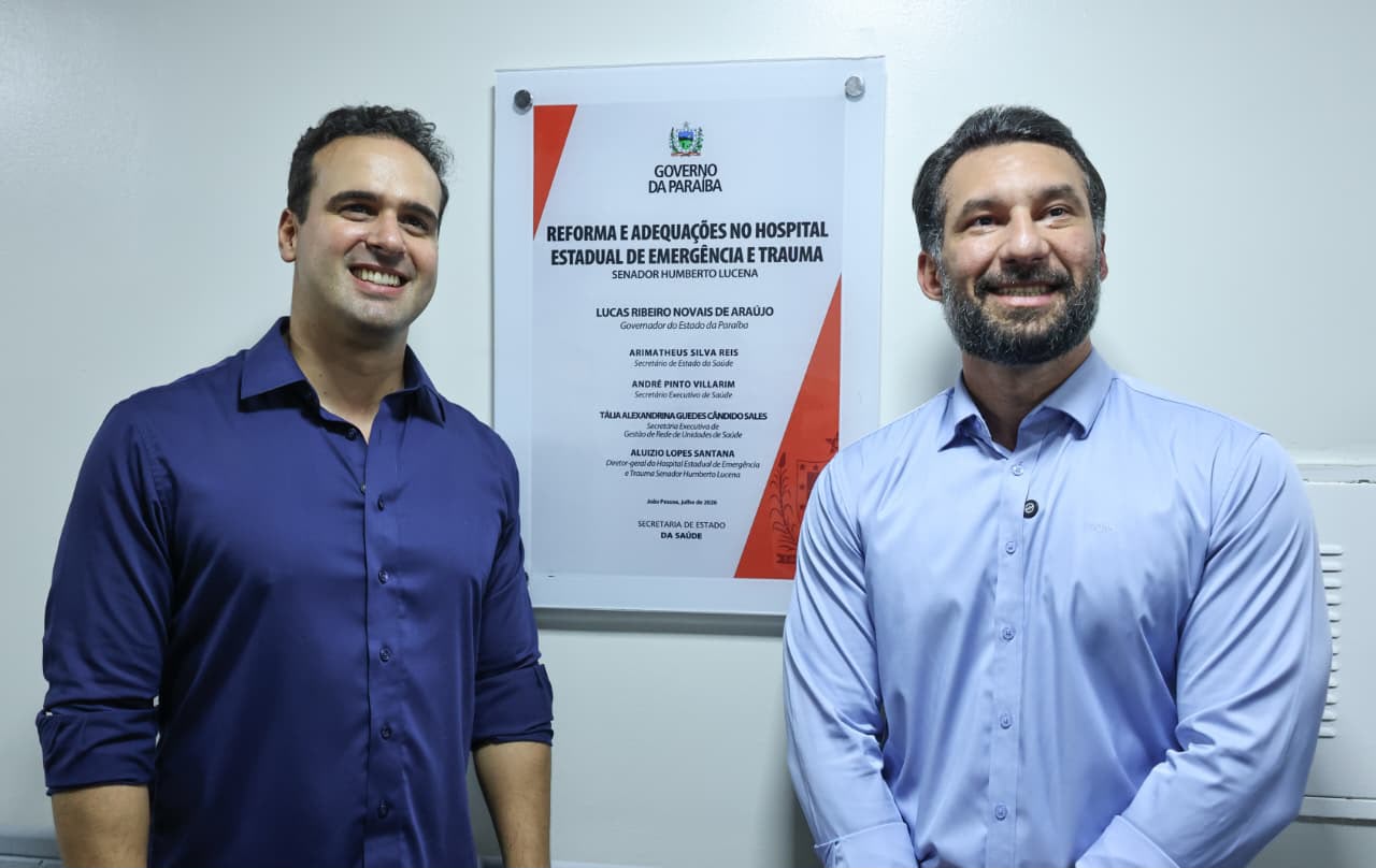 Lucas Ribeiro entrega reforma de enfermarias do Hospital de Trauma de João Pessoa e reforça assistência à saúde