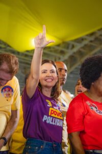 Pollyanna destaca união da base e reforça apoio ao projeto liderado por Lucas Ribeiro na convenção estadual