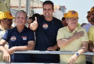 Lucas, João e Nabor lideram largada da caravana ‘Daqui pra Melhor’ a partir de Barra de Santa Rosa