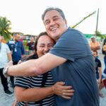 Efraim Filho participa da Festa da Pedra, em Caiçara, e é recebido pelo prefeito Tarcísio Soares