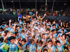 Leo Bezerra inaugura nova Arena do Alvorada e projeta expandir estrutura para outros bairros da Capital