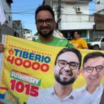 Tibério começa campanha com grande mobilização em João Pessoa e dedica primeiro dia a Guarabira