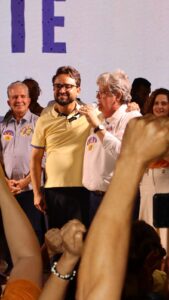 Militância responde ao chamado da dobradinha Tibério e Jailma e lota evento com Lucas, João e Nabor