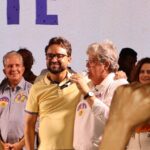 Militância responde ao chamado da dobradinha Tibério e Jailma e lota evento com Lucas, João e Nabor