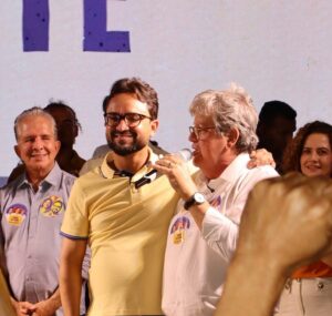 Militância responde ao chamado da dobradinha Tibério e Jailma e lota evento com Lucas, João e Nabor