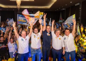Com Lucas, João e Nabor, Wilson Filho realiza evento de candidatura e reúne cerca de 2.500 pessoas