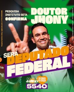 Doutor Jhony aparece entre os 12 nomes mais citados para deputado federal na Paraíba