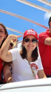 “O Nordeste vai se levantar para dar a vitória ao nosso presidente Lula”, diz Pollyanna