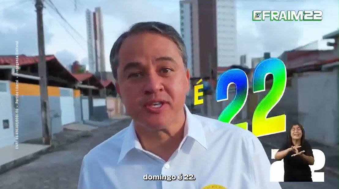 Efraim encerra Guia Eleitoral com mensagem de mudança: “Quando ele começa, só cresce”; veja vídeo