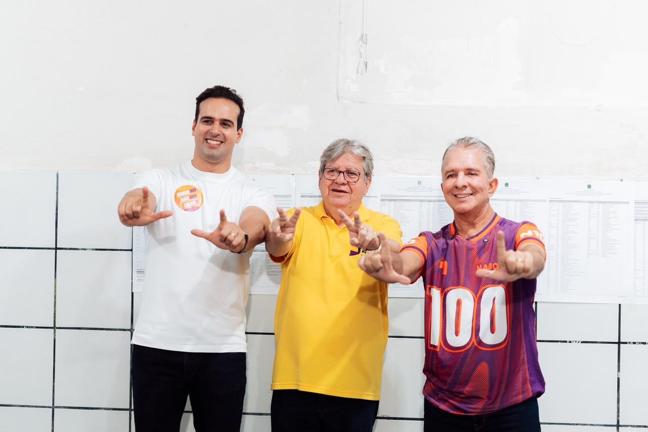 Lucas e João acompanham voto de Nabor em Patos e reforçam unidade do projeto político para a Paraíba