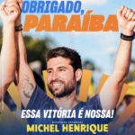 Michel Henrique é reeleito para segundo mandato e agradece aos paraibanos pela confiança em seu trabalho
